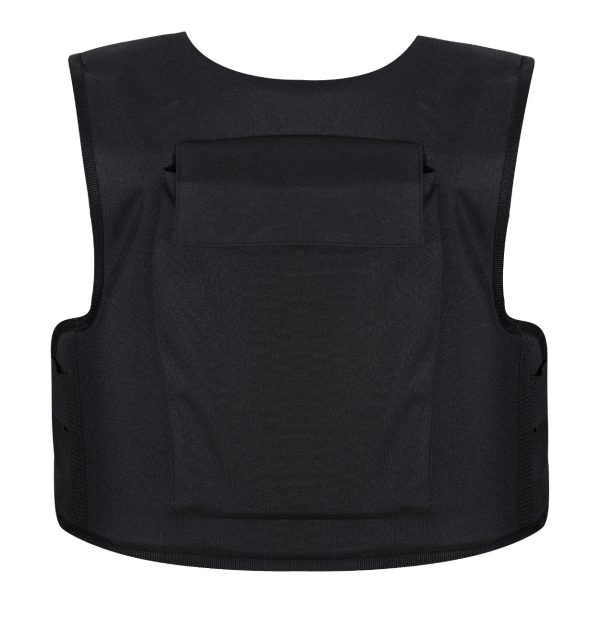 CHALECO ANTIBALAS ANTIPUNZÓN CORDURA IIIA CON BOLSILLOS SAPI PARA PLACAS - NEGRO